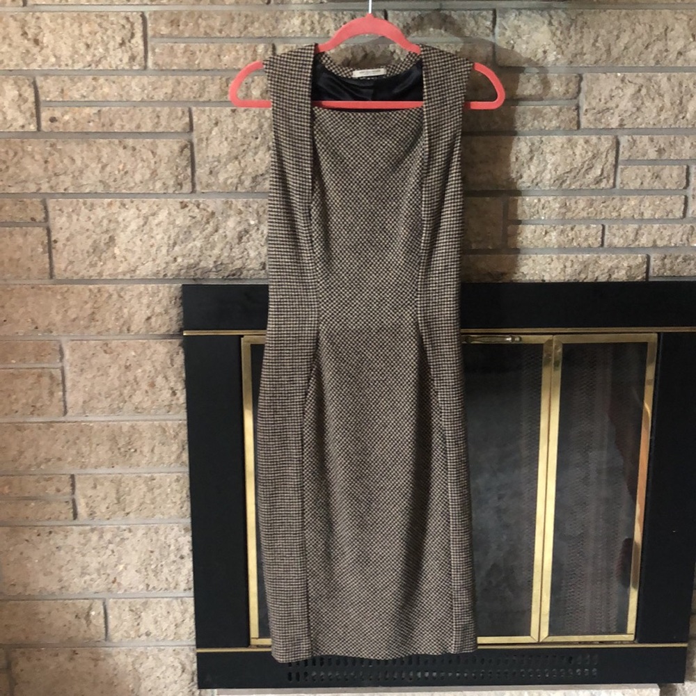 Bottega Veneta houndstooth dress